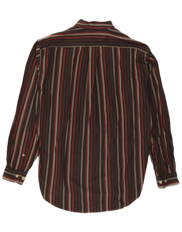 Camicia da uomo Marlboro Classics in cotone a righe medie multicolore