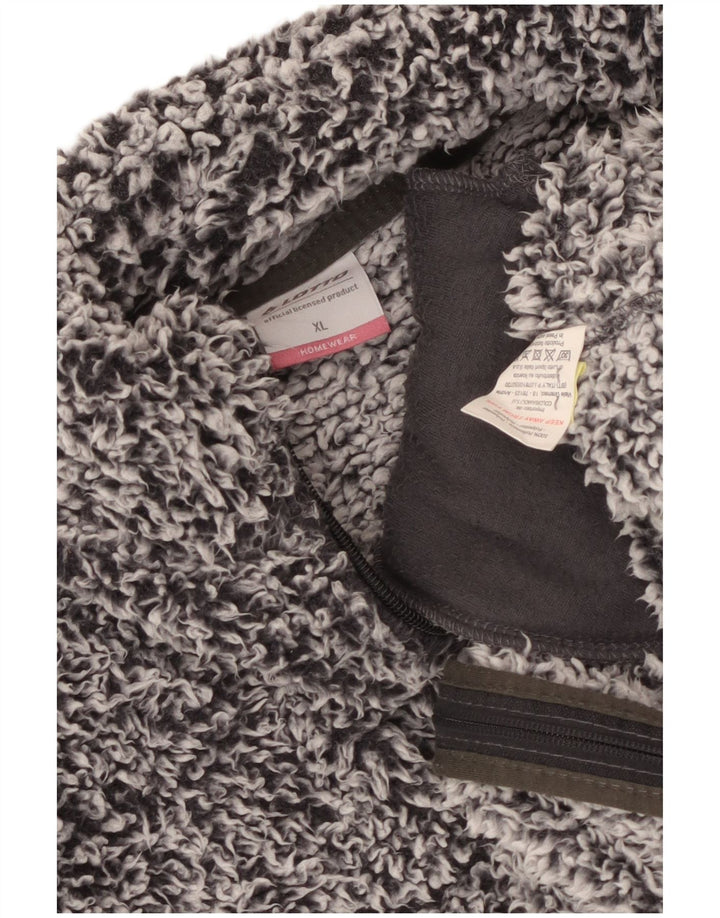 Giacca in pile da donna Lotto UK 18 XL Poliestere chiazzato grigio