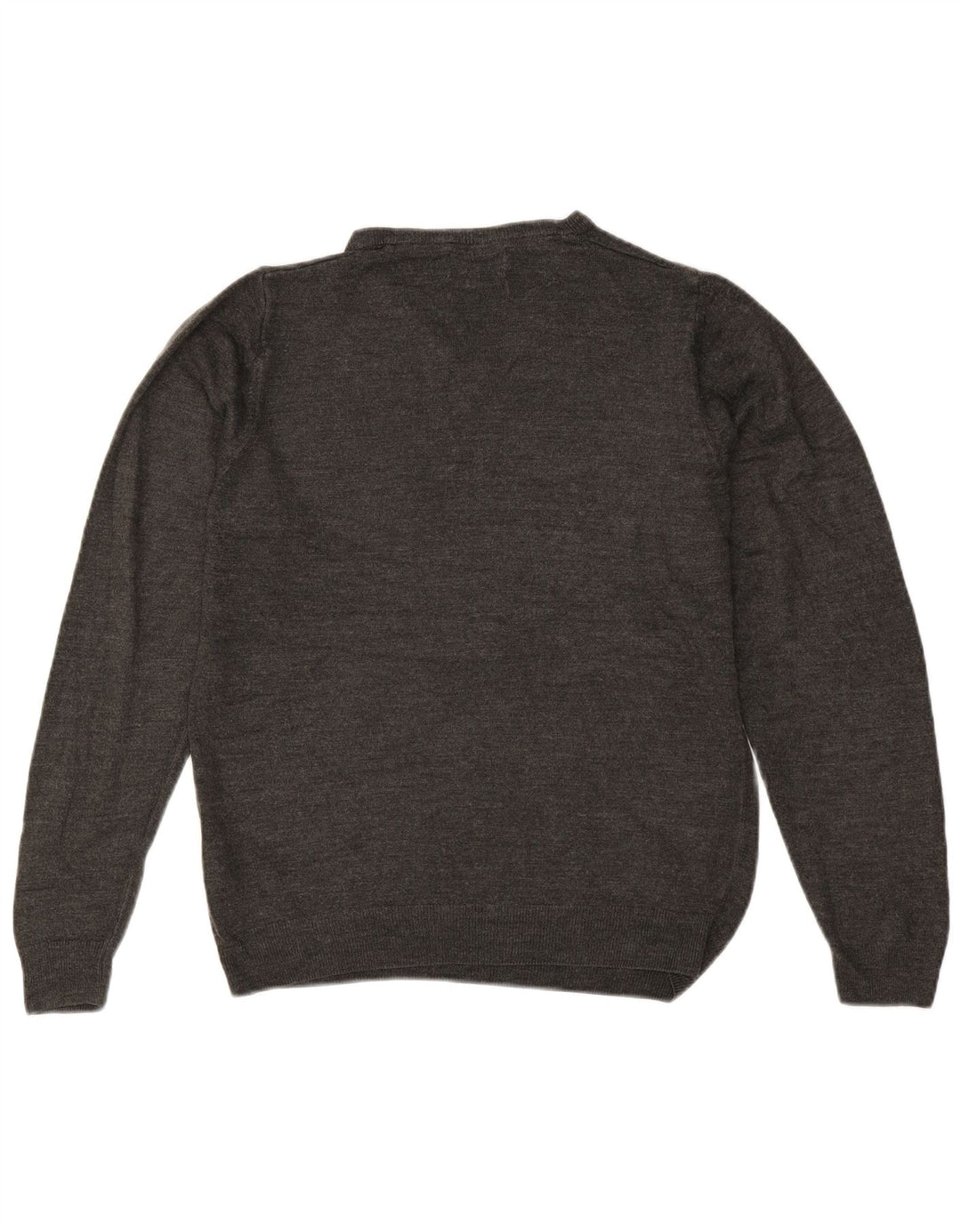 Maglione da uomo con scollo a V Marks & Spencer in acrilico grigio medio