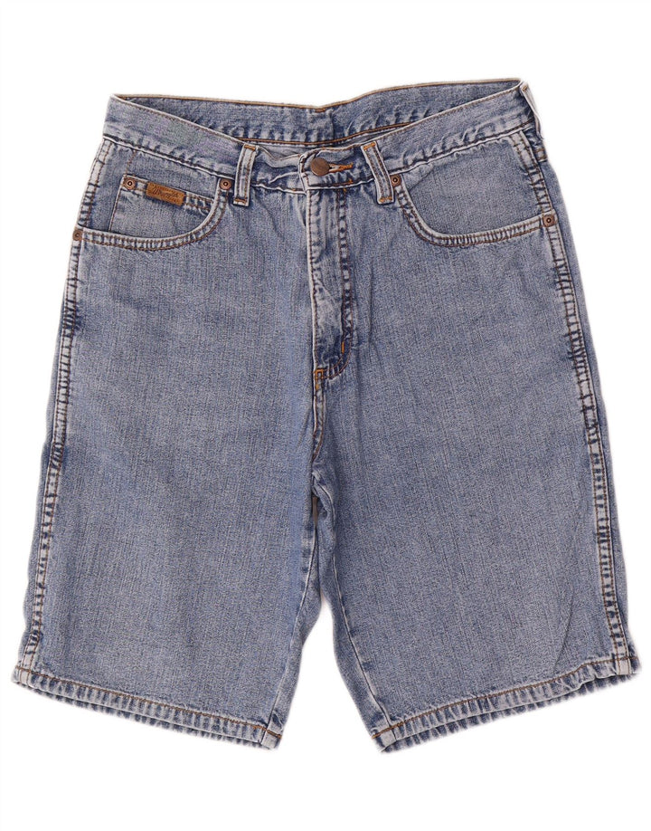 Pantaloncini di jeans da uomo Wrangler W28 Blu medio