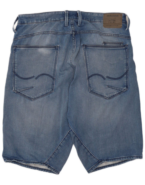 JACK & JONES Pantaloncini di jeans larghi da uomo Grandi W34 in cotone blu