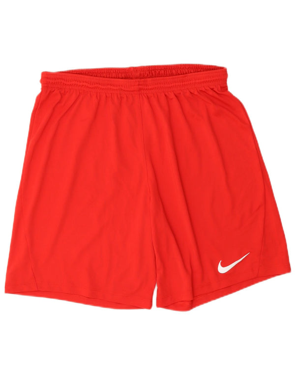 Pantaloncini sportivi Nike Dri Fit Slim da uomo, grandi, in poliestere rosso