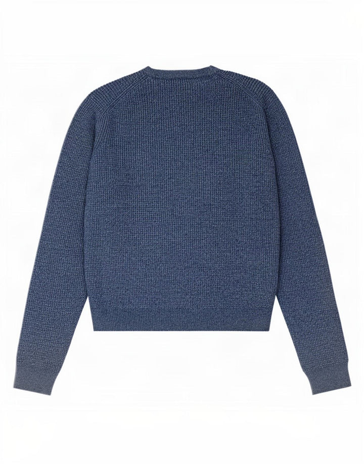 Maglione maglione girocollo da uomo Marks & Spencer XL poliammide screziato blu