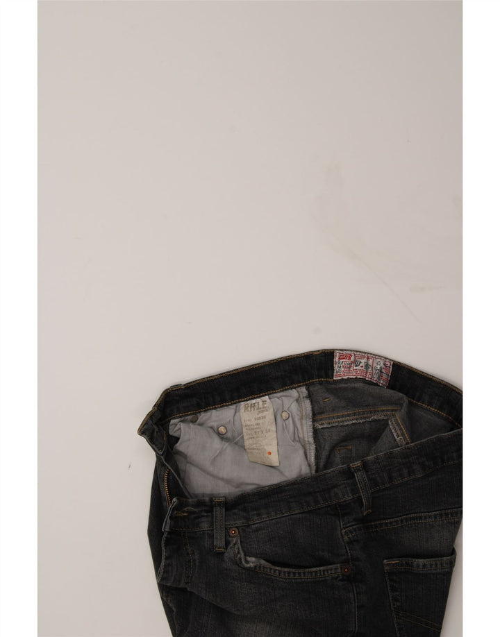 RIFLE Womens Bootcut Jeans W31 L29 Navy Blue Cotton Vintage Rifle and Second-Hand Rifle from Messina Hembry 