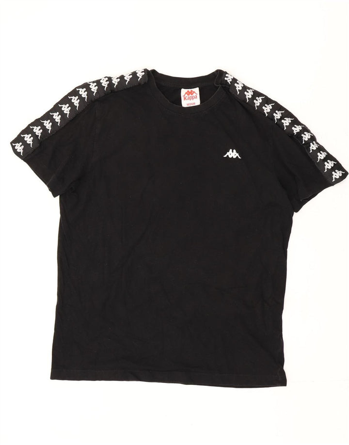 T-shirt grafica da uomo Kappa Top media nera