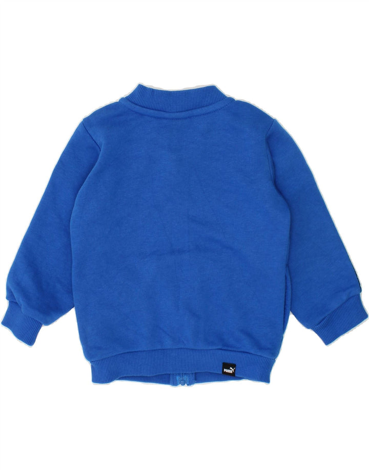 PUMA Baby Boys Graphic Tracksuit Top Jacket 6-9 Months Blue Cotton Vintage Puma and Second-Hand Puma from Messina Hembry 