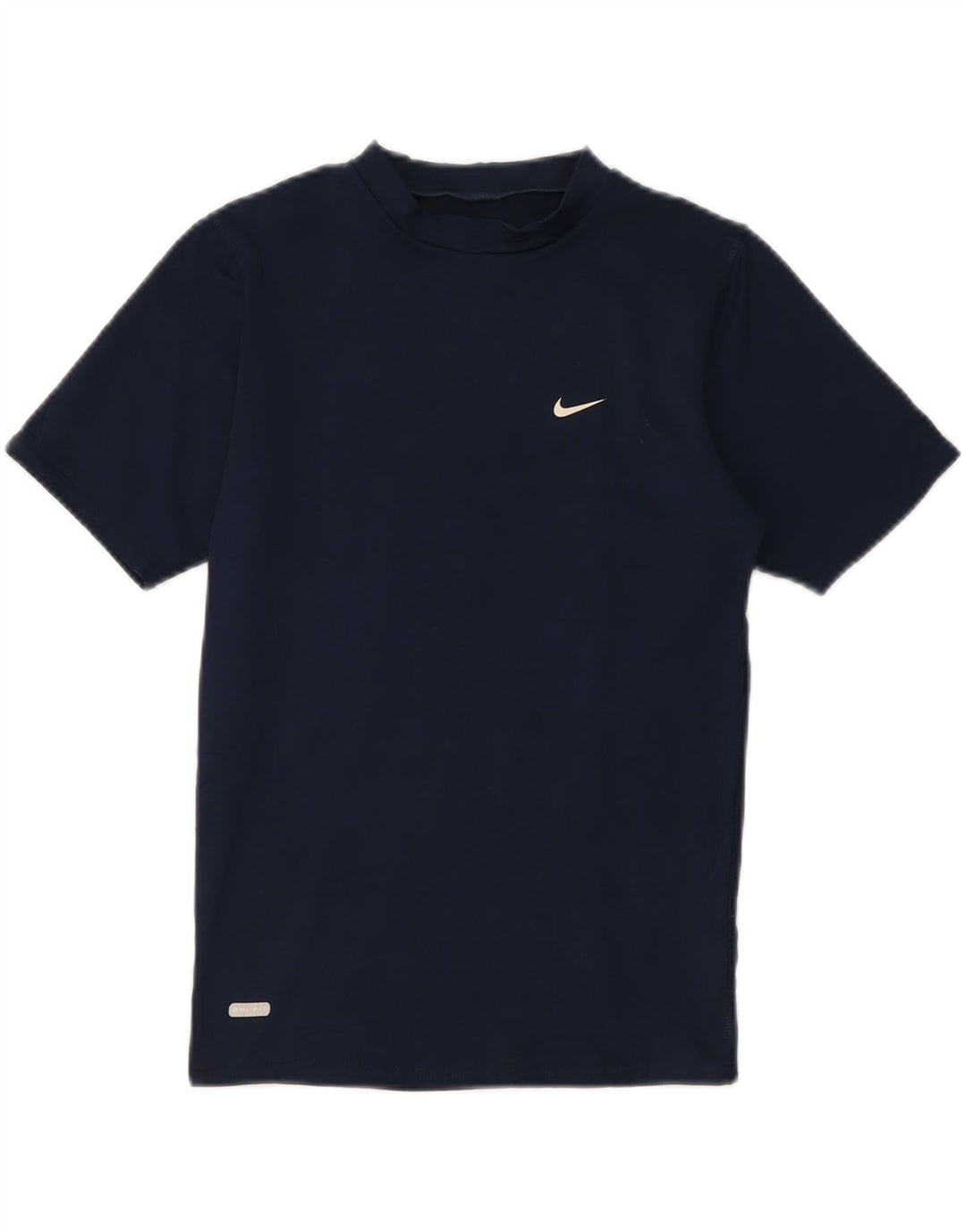 T-shirt da donna Nike Dri Fit Top UK 12 medio blu navy poliestere