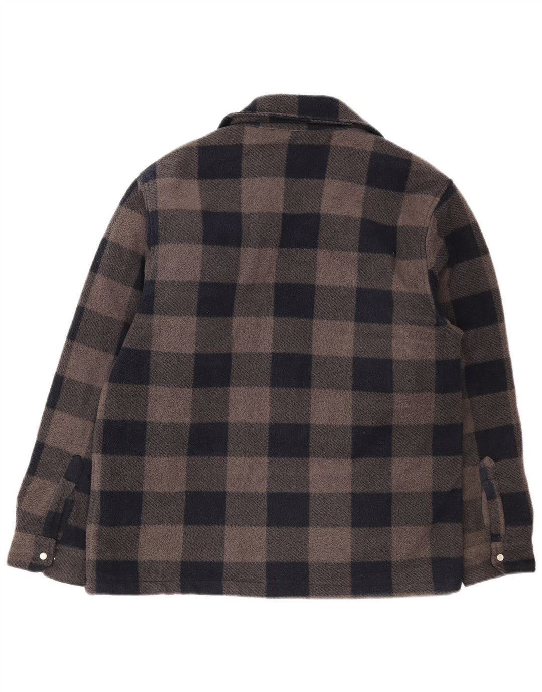 Dickies Camicia da uomo in flanella da boscaiolo, grande, in poliestere a quadri blu navy