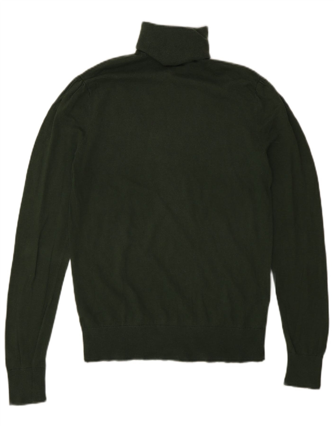 Maglione maglione da donna a collo alto Massimo Dutti UK 12 Seta verde medio