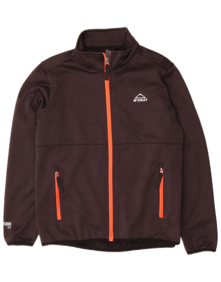 Giacca da tuta da ragazzo MC Kinley 11-12 anni in poliestere nero