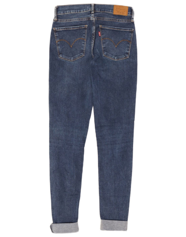 Jeans Levi's da donna 710 super skinny W26 L32 cotone blu navy