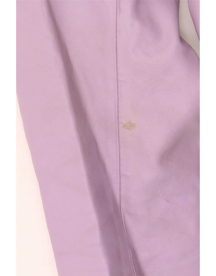 Giacca in pelle da donna Wit Boy IT 44 Viola medio