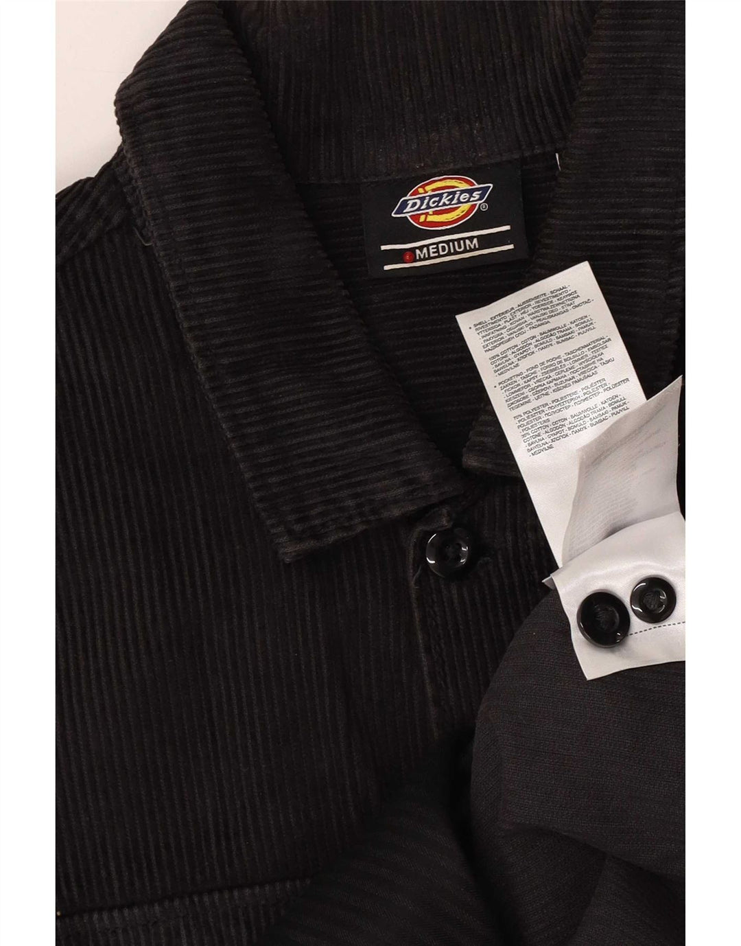 Dickies Camicia da uomo in velluto a coste, cotone medio blu navy