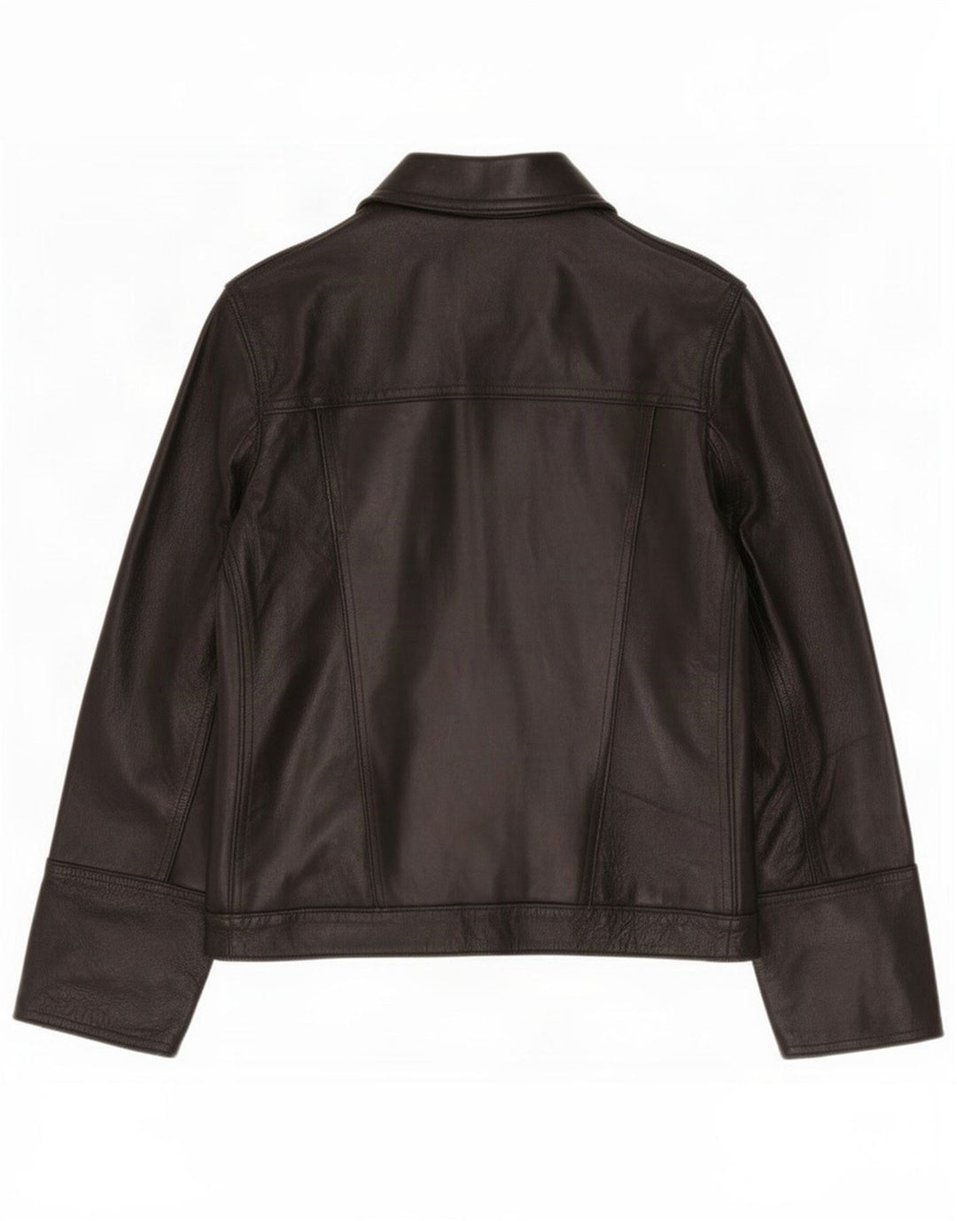 Giacca in pelle da donna Max UK 10 piccola nera