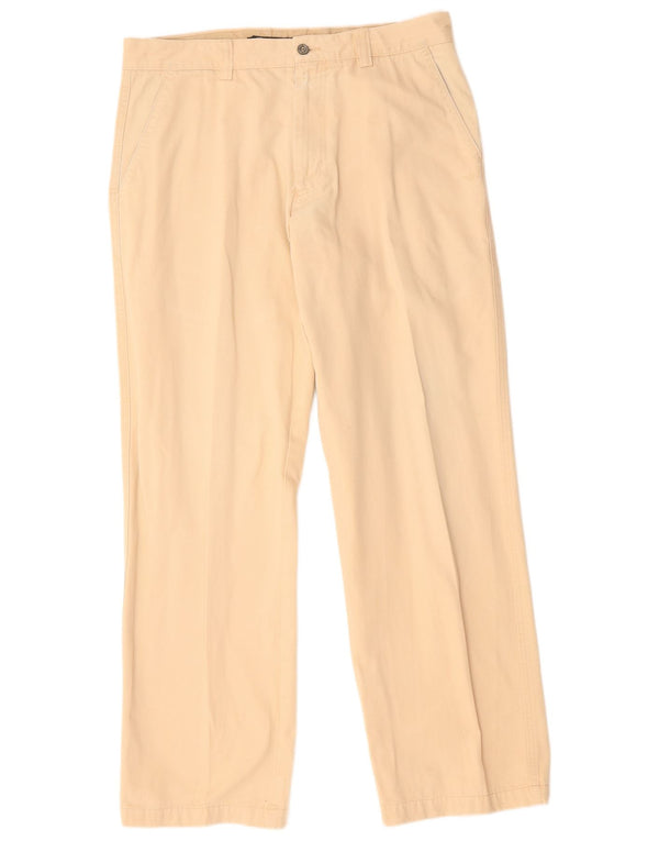 Pantaloni chino dritti da uomo vestibilità comoda Dockers W34 L32 Beige