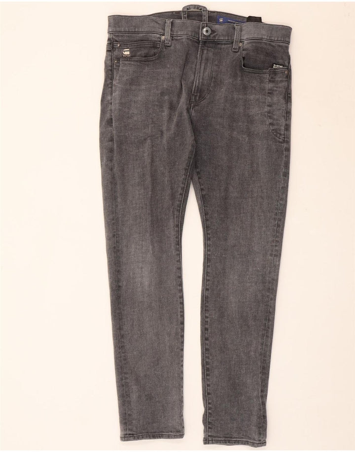 Jeans slim da uomo G-STAR W32 L30 cotone grigio