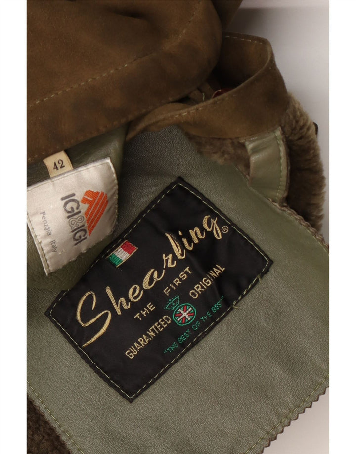 Cappotto in shearling Igi & Donna IT 42 Medio Cachi