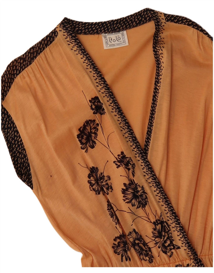 Abito avvolgente da donna LILO UK 10 piccolo floreale rosa