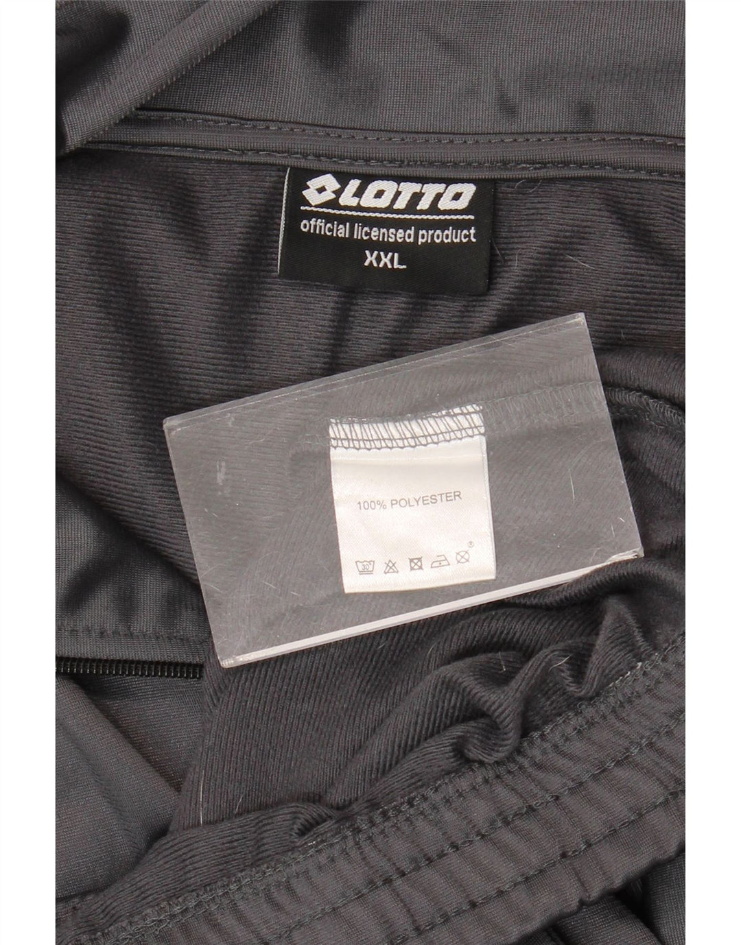 Giacca da tuta da uomo Lotto 2XL Poliestere grigio