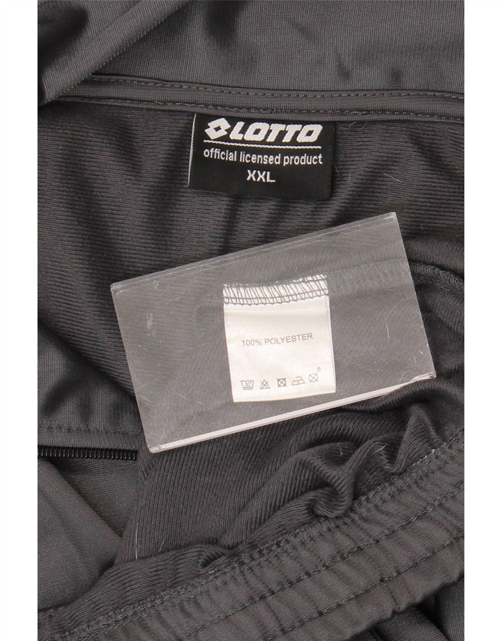 Giacca da tuta da uomo Lotto 2XL Poliestere grigio