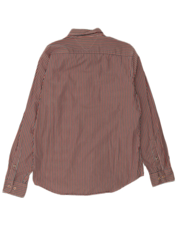Tommy Hilfiger Uomo New York Fit Camicia Grande Cotone a Righe Multicolori