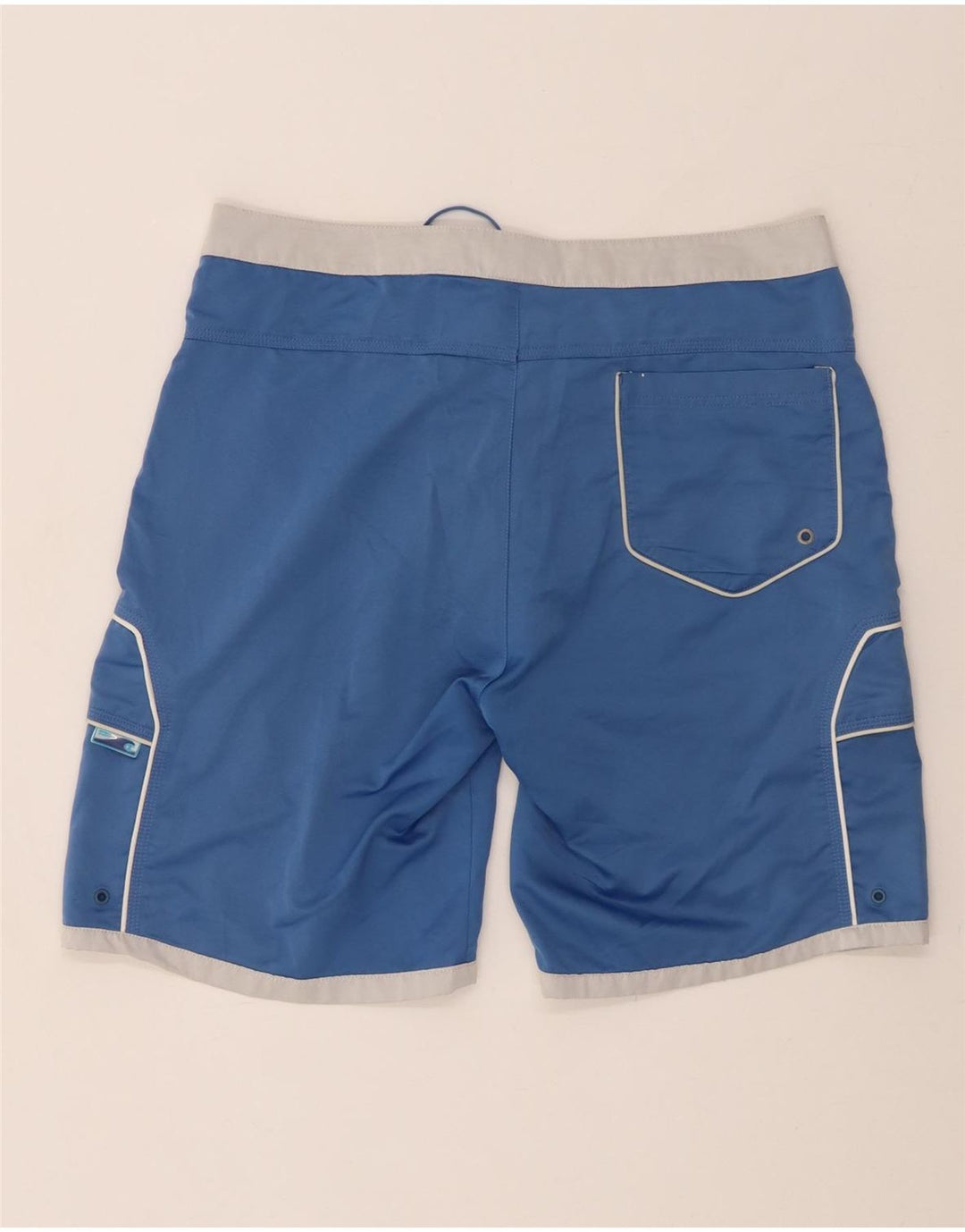 Pantaloncini da bagno da uomo CHAMPION grandi in poliestere blu