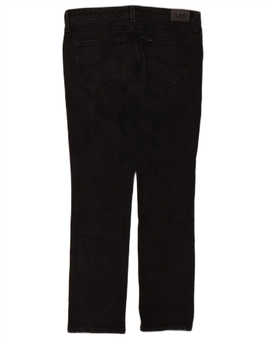 Jeans dritti Marion da donna Lee W30 L27 cotone nero