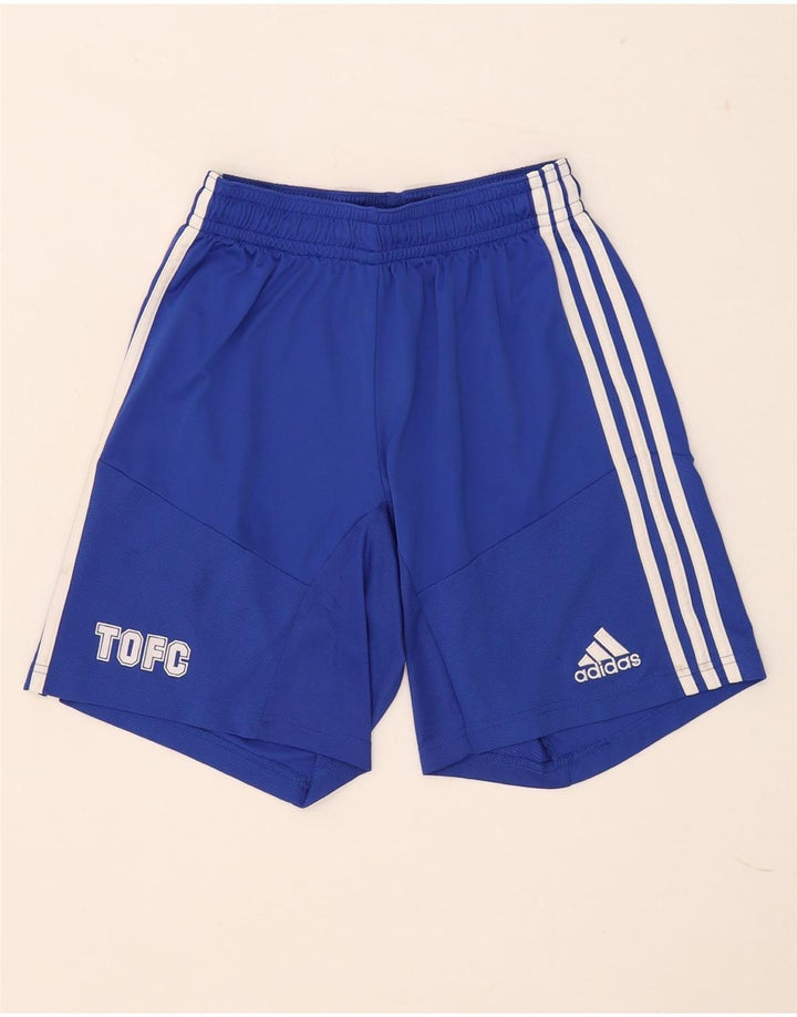 Pantaloncini sportivi Adidas Climacool Graphic da uomo piccoli in poliestere blu
