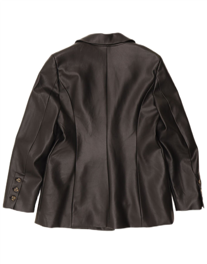 Giacca blazer doppiopetto da donna MINT VELVET UK 12 media nera