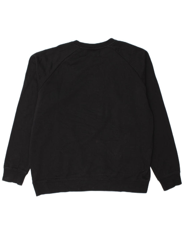 Felpa Kappa Uomo Maglione 2XL Cotone Nero