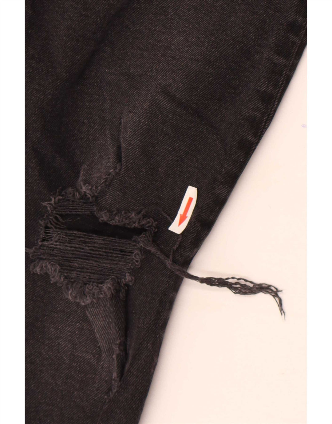 Jeans slim invecchiati da donna Zara EU 36 XS W26 L28 Nero