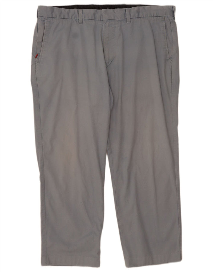 Pantaloni chino dritti Marks & Spencer da uomo blu Harbour W42 L29 blu