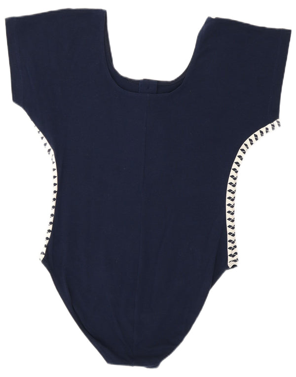 Body grafico da donna Arena UK 16 Large Blu navy Colourblock Sports