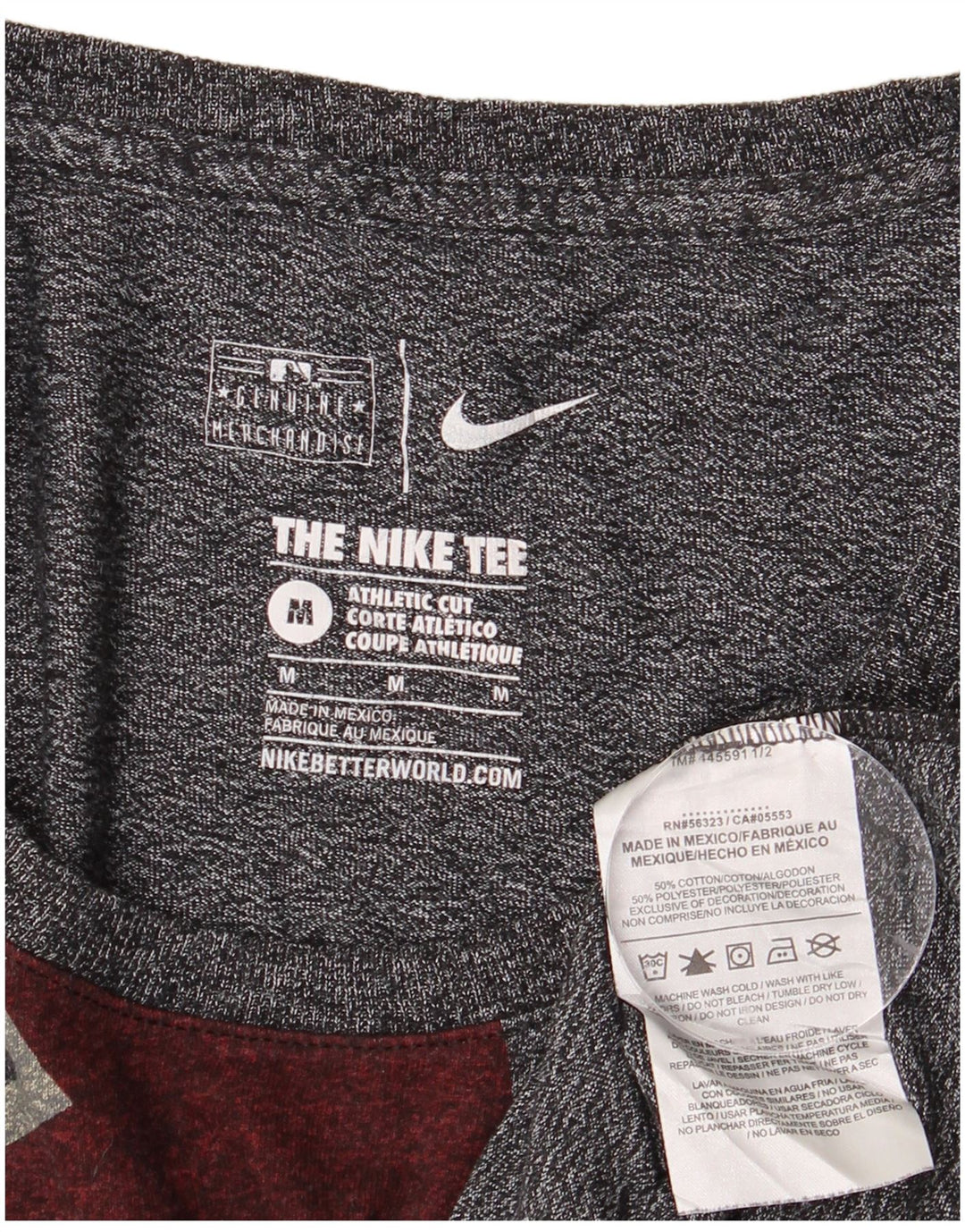 T-shirt grafica NIKE da donna Arizona Diamondbacks Top UK 12 Grigio medio