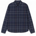 Camicia da donna Rohan UK 10 Piccolo poliestere scozzese blu navy