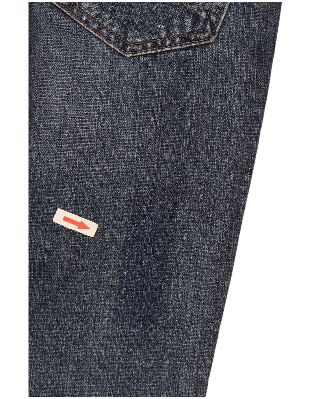 Jeans dritti risoluzione da donna WRANGLER W24 L34 cotone blu navy