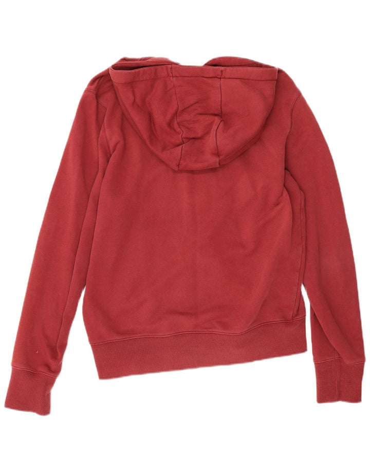 Maglione con cappuccio e zip da uomo Lyle & Scott in cotone rosso medio