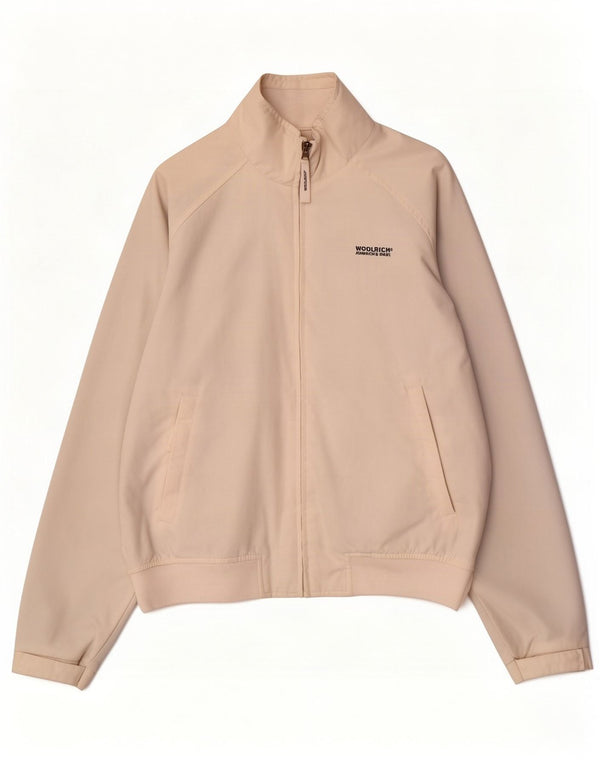 Woolrich Mens Windbreaker Jacket UK 40 Large Off White Nylon