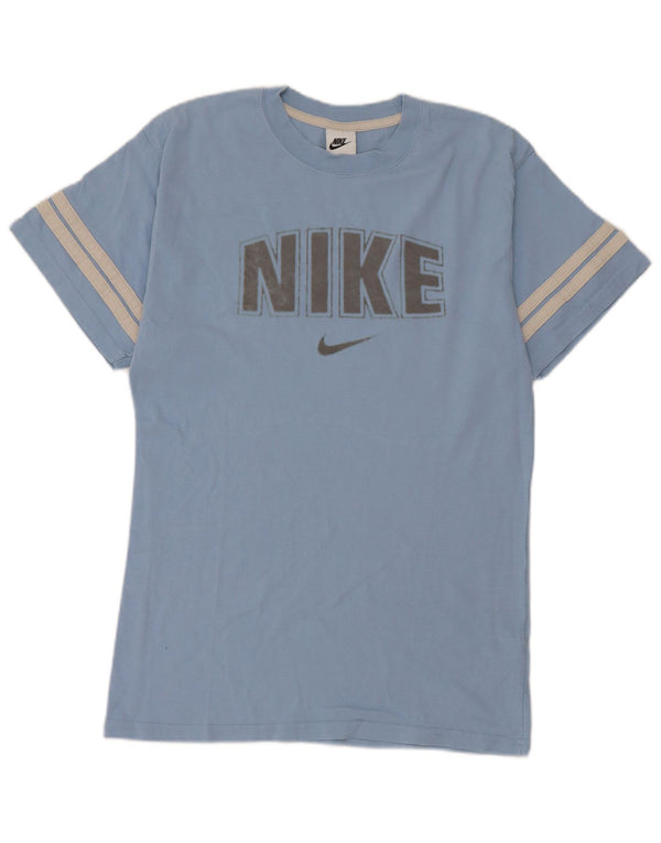 T-shirt grafica da uomo Nike Top XS in cotone blu