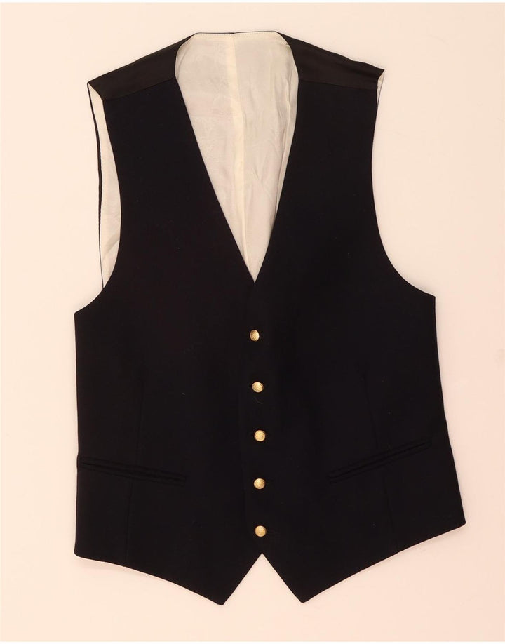 Gilet vintage da uomo piccolo blu navy