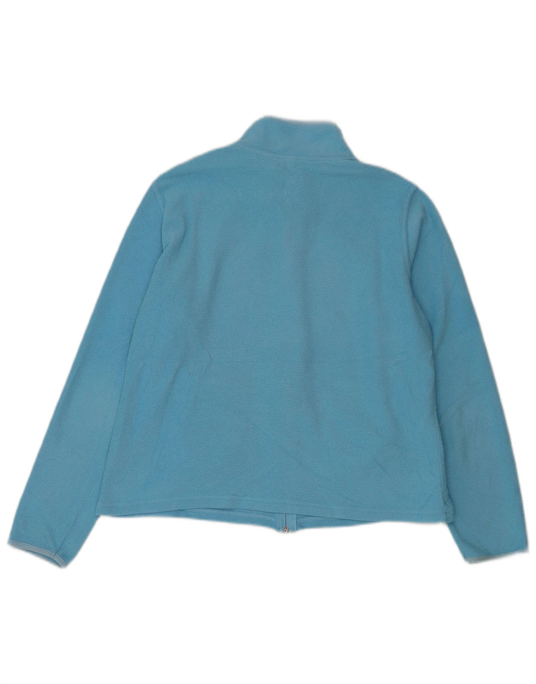 Giacca in pile da donna Marks & Spencer UK 14 Large Blu Poliestere