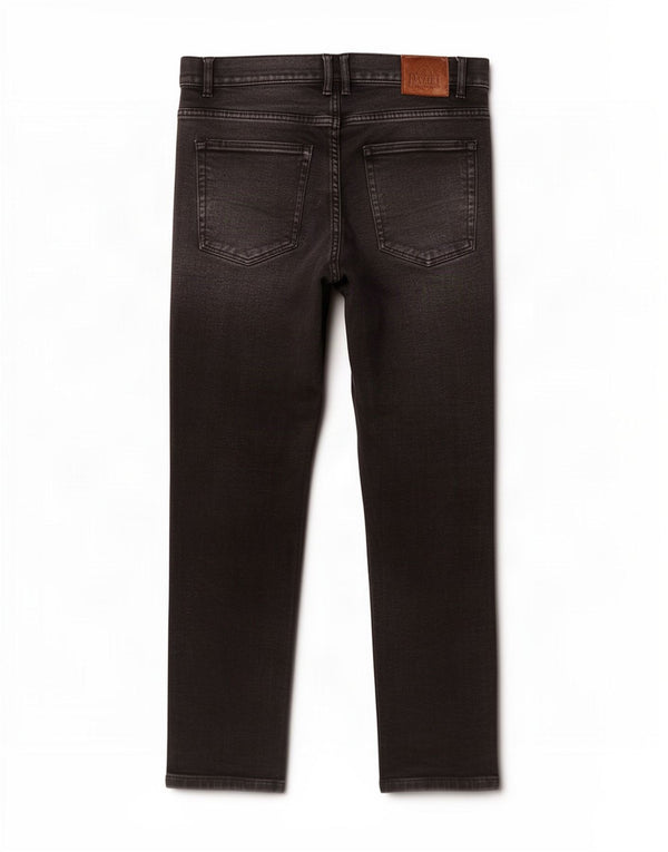 Jeans slim da uomo Zara EU 42 Large W32 L28 cotone nero