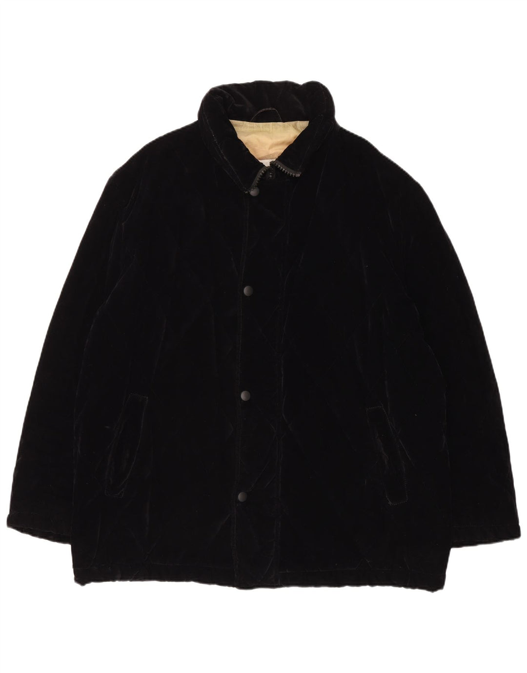 Giacca a Vento Trapuntata Uomo Trussardi IT 54 2XL Cotone Nero