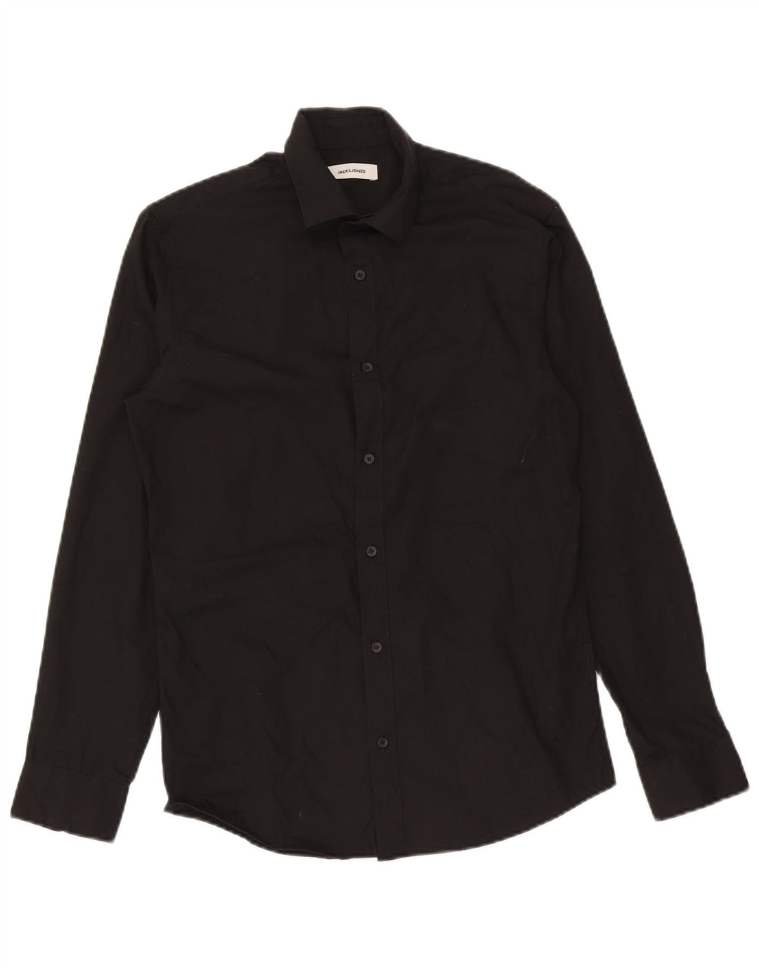 Camicia da uomo Jack & Jones piccola in cotone nero