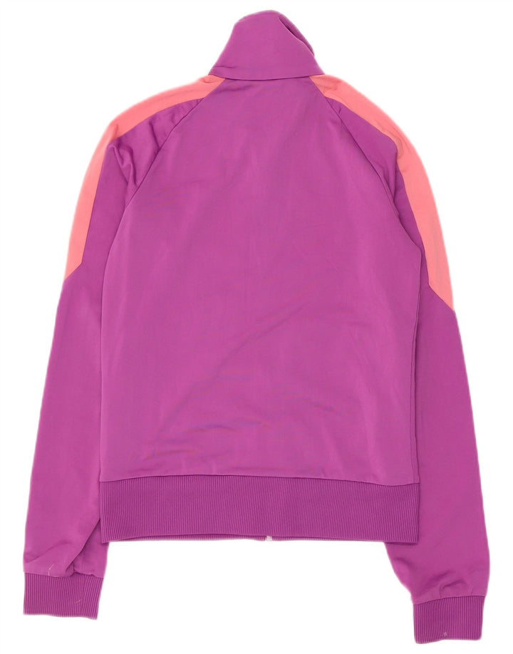 Giacca da tuta da donna Puma UK 10 Small Viola Colourblock Poliestere