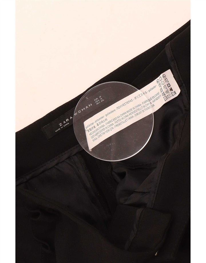 Pantaloni chino affusolati da donna Zara medi W30 L26 poliestere nero