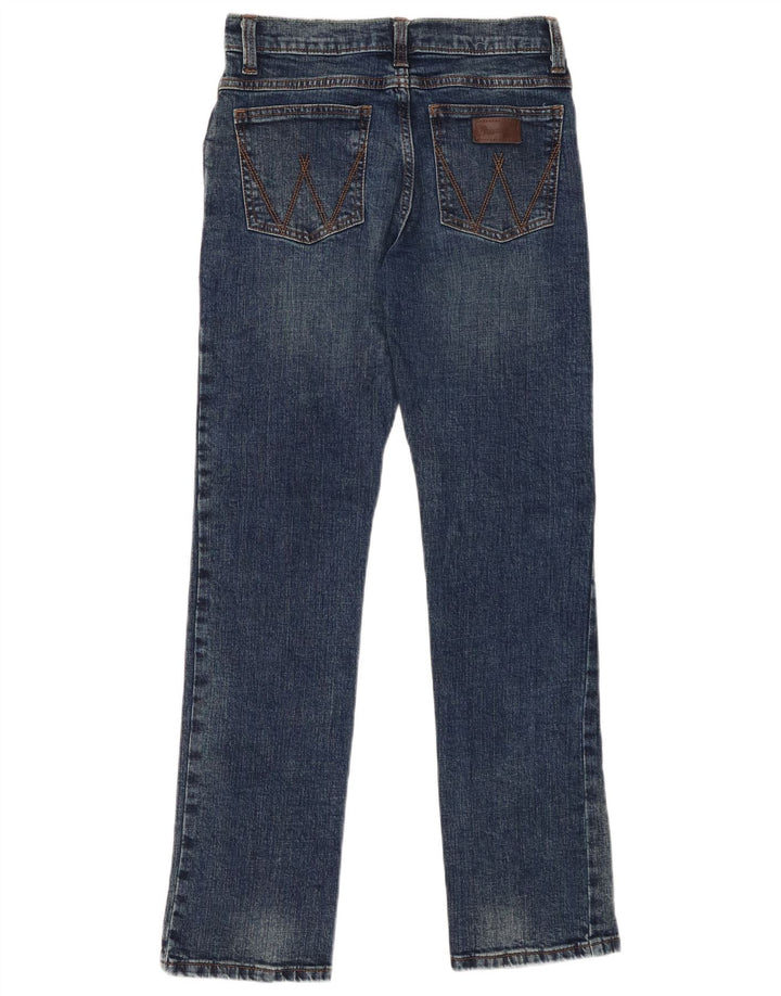 Jeans WRANGLER retrò slim dritti da ragazzo 13-14 anni W26 L29 cotone blu