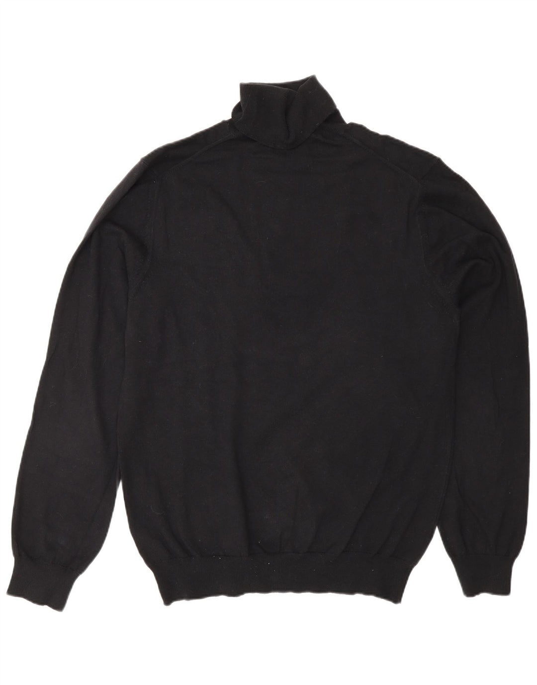 Maglione maglione da donna con collo alto French Connection UK 14 Cotone nero medio