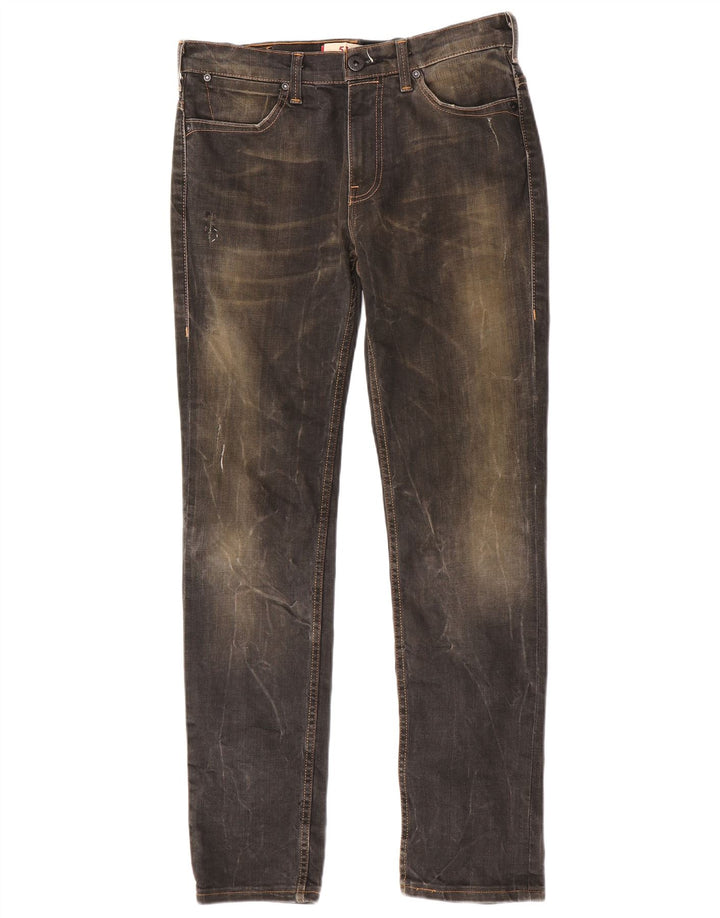 Jeans Levi's 519 Slim da donna W31 L32 cotone kaki