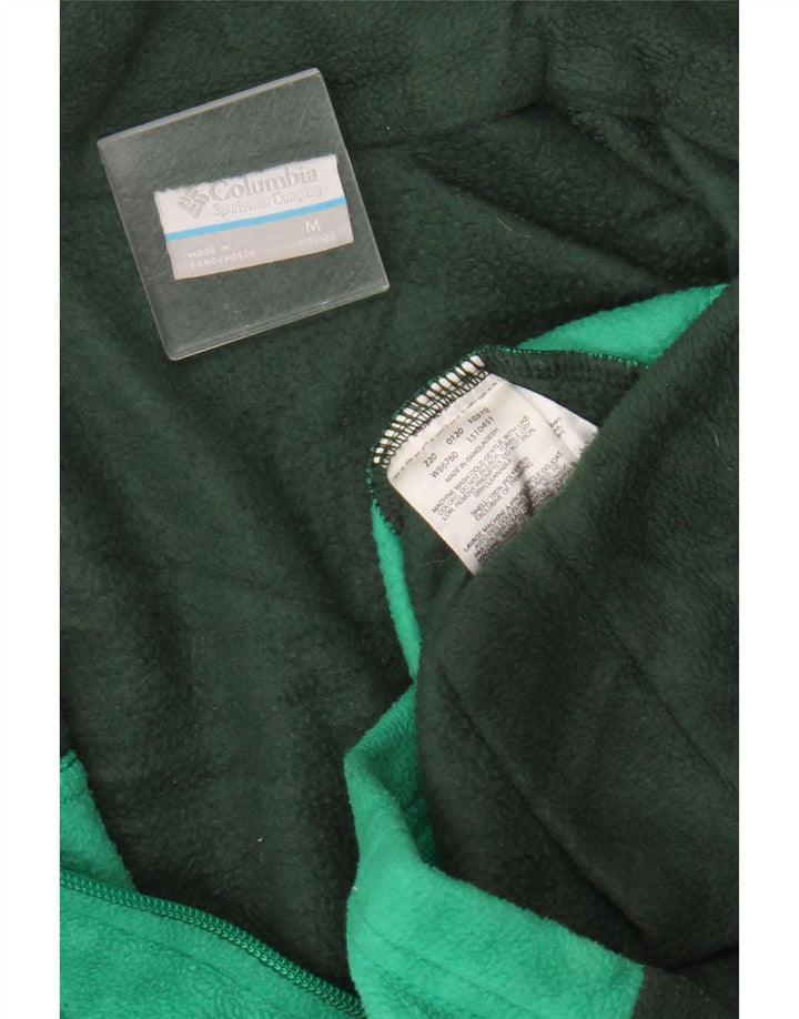 Giacca in pile Columbia per ragazze 10-11 anni Poliestere color block verde medio